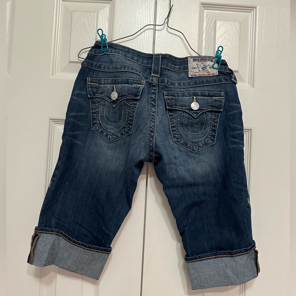 True Religions knee length short